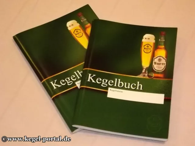 Kegelbuch zum kegeln von "Barre Bräu" NEU Kegelkladde Kegelkassenbuch