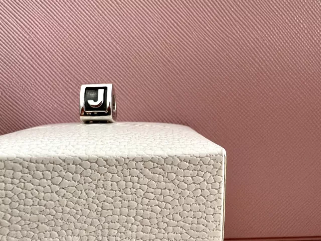 Pandora Sterling Silver Triangle Letter J Initial Alphabet Charm 790323J Pandora