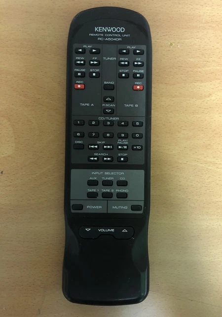 KENWOOD RC-A4040R, RC-A5040R - télécommande de remplacement - $19.2 : REMOTE CONTROL WORLD