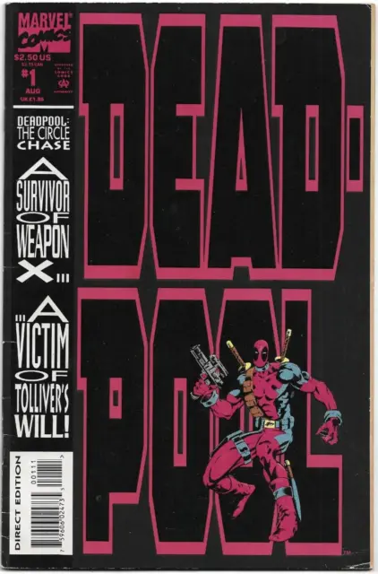 Deadpool The Circle Chase#1 Vf 1993 Marvel Comics