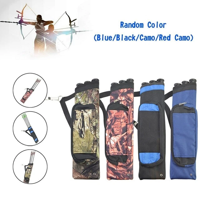 Carquois Hoyt Team USA - 4 Flèches - Pour Arc Recourbé - Chasse/Tir à L'arc