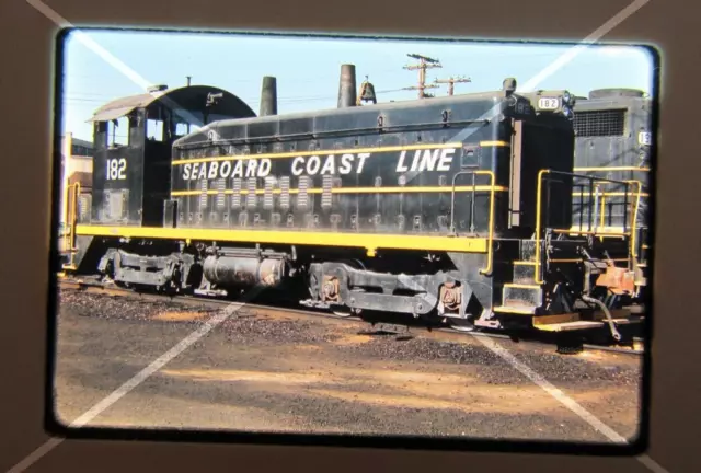 Original '70 Ektachrome Slide SCL Seaboard Coast Line 182 SW9         40A32