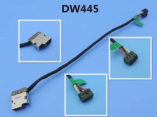 DC Power Jack Charging Port Cable Replacement For HP Pavilion Gaming Laptop 15-DK0096WM – 14cm Cord, Model L56904-001 Etc.