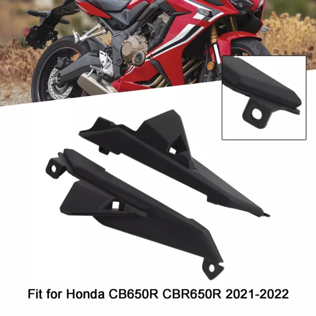 Rear Tail Side Seat Panel Fairing Cowl Pour Honda CB650R CBR650R 2021-2022 Black