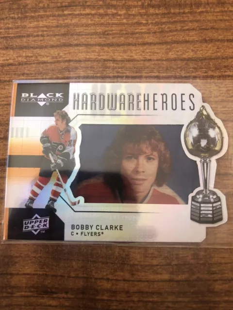 2009-10 UD Black Diamond Hardware Heroes Bobby Clarke 66 of 100