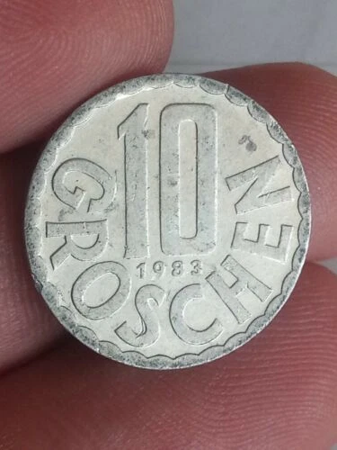 Austria Osterreich 10 Groschen 1983 Coin Kayihan coins -1