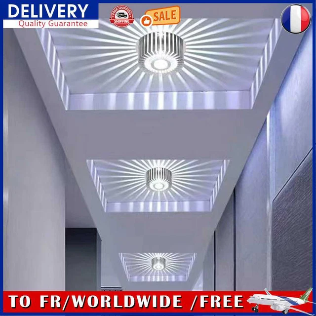 LED Ceiling Fixture Durable Ceiling Spotlights for Aisle Corridor (White Light)