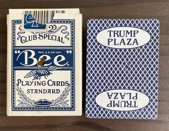 Vintage Trump Plaza Playing Cards Bee 1990s Atlantic City NJ
