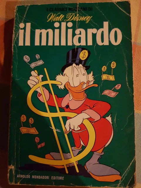CLASSICI WALT DISNEY 1 serie N 6 il Miliardo Ed mondadori 1961 EUR 40 classici-walt-disney-1-serie-n-6-il-miliardo-ed-mondadori-1961-eur-40