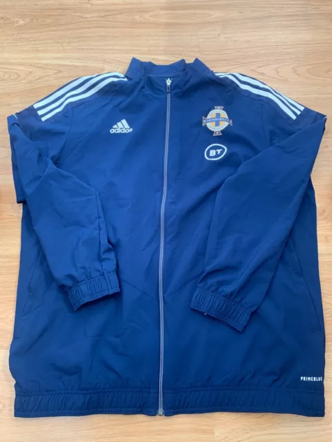 BNWOT XL Mens Northern Ireland Football Jacket Top by adidas primeblue shirt 99p