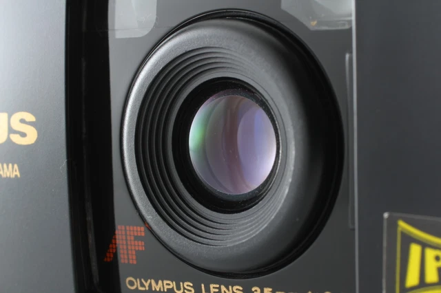 [Near MINT] Olympus μ mju stylus Panorama Black 35mm Film Point & Shoot JAPAN 3