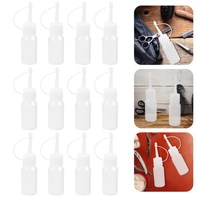 12 Pcs or Hair Dye Bottle Oil Needle Dispenser Paint Quilling Bottles