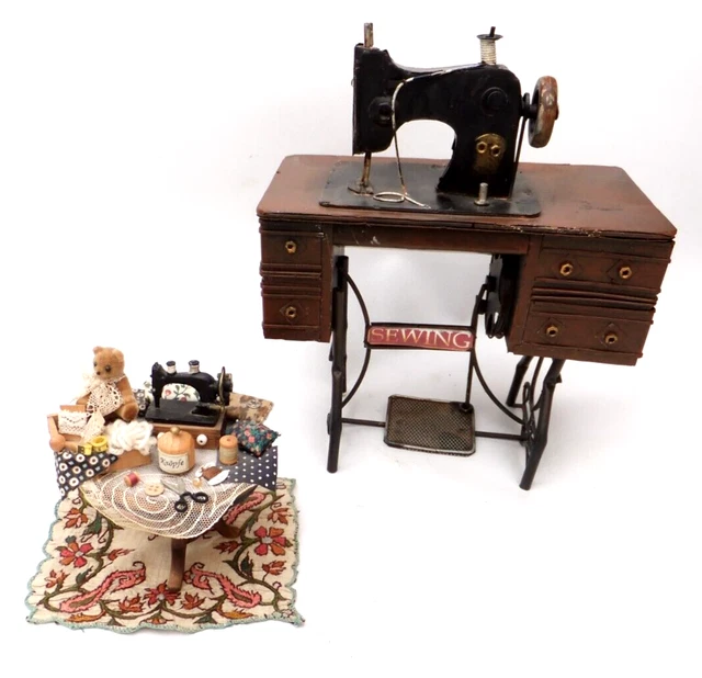 Sewing Machine Model Tin Collectible & One Other Lovely Looking Models