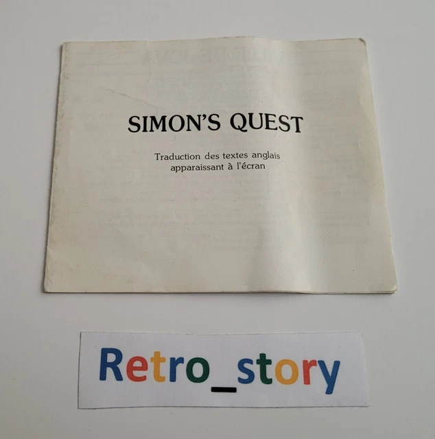 Nintendo NES - Castelvania II 2 : Simon's Quest - Traduction des textes anglais