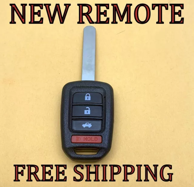 New Keyless Remote Head Fob For 2013 2014 2015 Honda Accord Civic 35118-T2A-A20