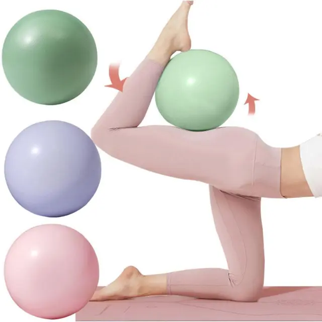Sport Yoga Ball Exercise Gym Fitness Pilates Fitball 25cm PVC Women Balance: