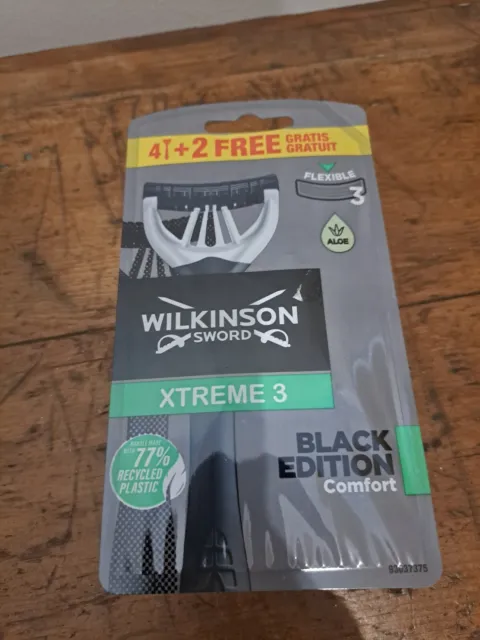 Wilkinson Sword Extreme 3 nuevo en caja 6 maquinillas de afeitar