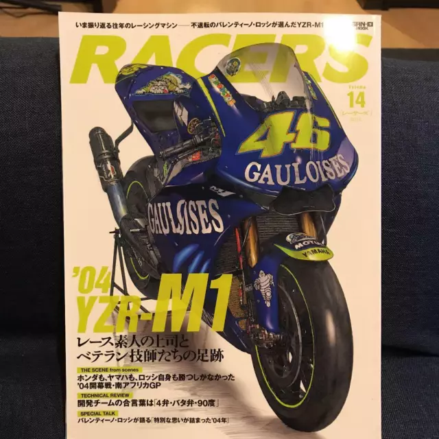 Racers Zeitschrift Vol.14 Buch Yamaha Yzr M1 Valentino Rossi