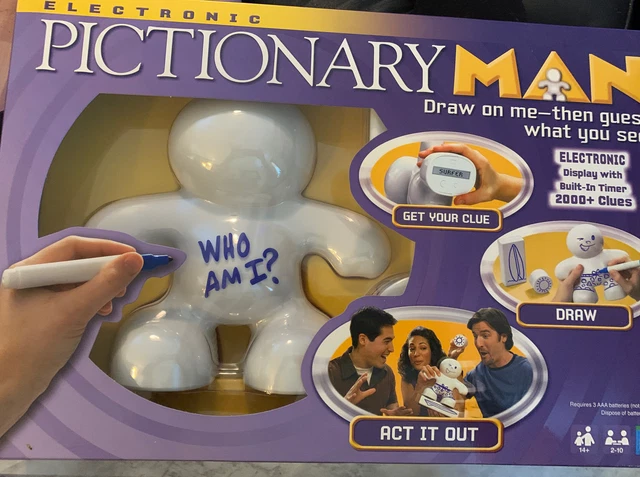 2008 ELECTRONIC PICTIONARY MAN Draw On Me Charades Draw Game - New ...