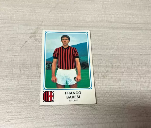 PANINI Footballers Figure No. 186 - F. Baresi 1978-79 - original