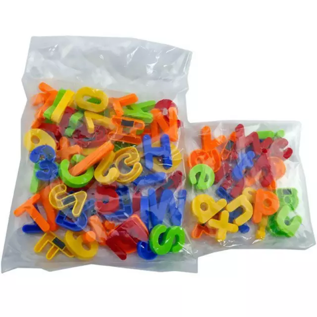 Magnetic Alphabet Magnets Letters and Numbers Toy ABC 123 Fridge Plastic Toy Set