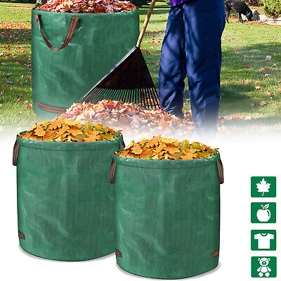 2/3/4 Set bolsa de jardín bolsa de basura bolsa de césped bolsa de residuos de jardín saco de hojas 272 litros
