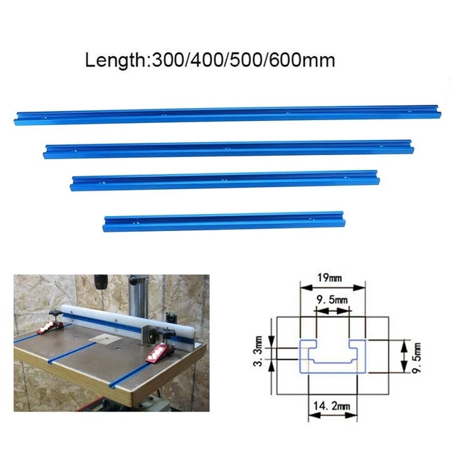 Nuovo Tipo T-Track Scanalatura a T Mitra Jig Tool Fr Falegnameria Router Rapido
