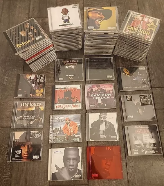 (80) CD Lot Rap HIP HOP GZA-CAM'RON- WU TANG- NaS-REDMAN-JAYZ-Mobb DEEP-KURUPT +