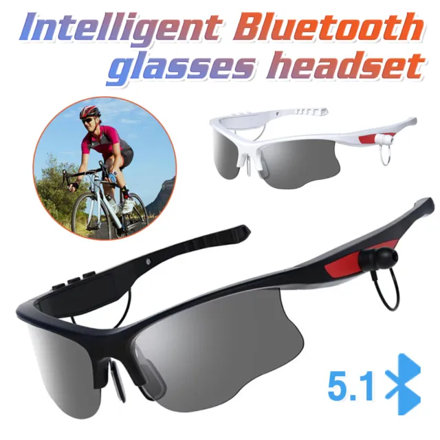 Bluetooth 5.1 Sunglasse Glasses Headphone Wireless Stereo Music Headset Micphone
