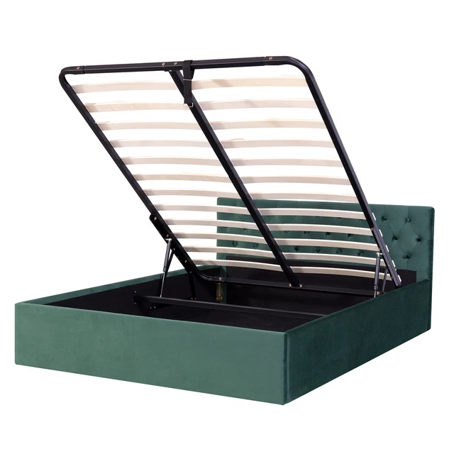 OTTOMAN BED FRAME Storage Bed with hydraulic lever Double Size 4ft6