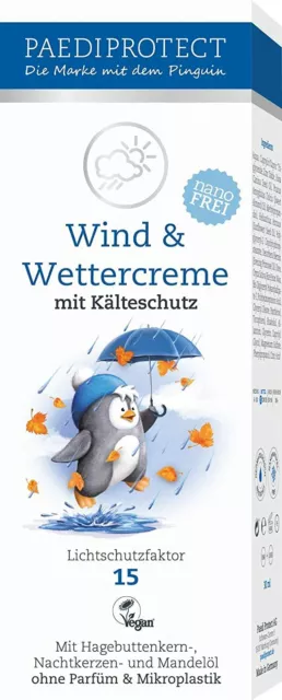 Paediprotect Wind &wettercreme 15 SPF Protection Avant Froid, Pluie Vent 30 ML