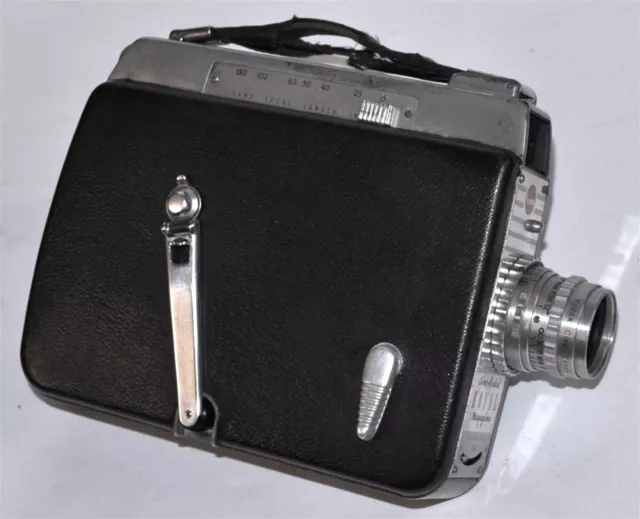 Vintage Cine Kodak Royal Magazine 16mm Movie Camera w/ 25mm F1.9 Lens Works