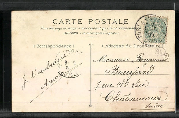 CPA Vitry-sur-Seine, Avenue du Rocher 1905 2