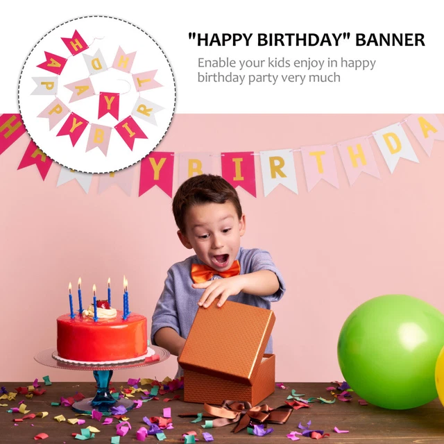 M DECORAZIONI PER Torte Segni Di Buon Compleanno Bandiera Della Festa