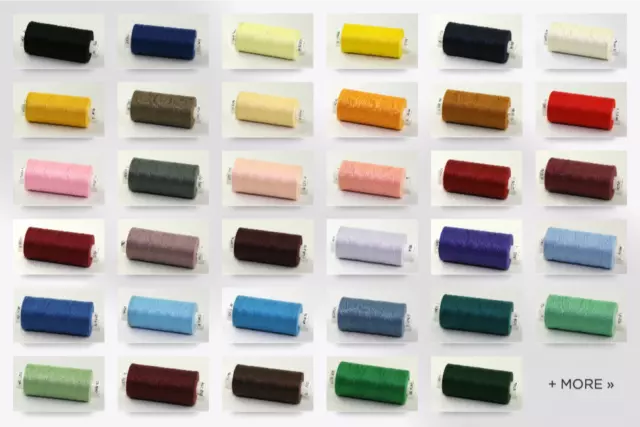 Coats Moon Polyester Sewing Thread (M1000-M)