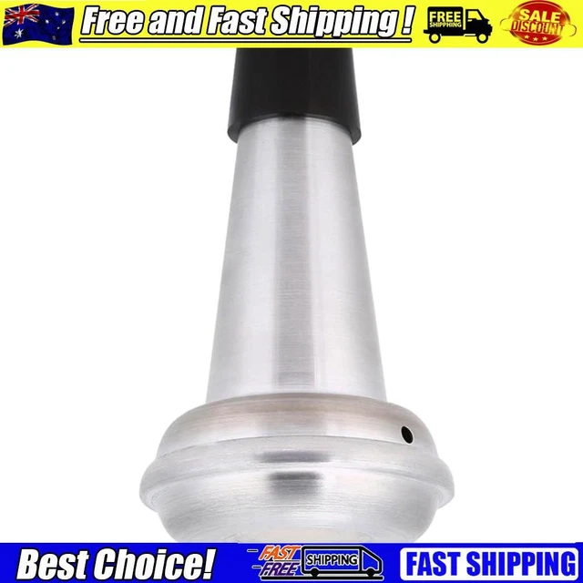Trumpet Straight Mute Rubber Aluminum Alloy Trumpet Mute Straight Practice Mute