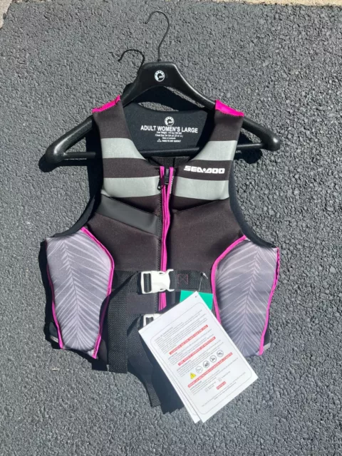 Sea Doo Airflow Life Jacket, OEM Ladies Personal Flotation Device 2859400939 PFD