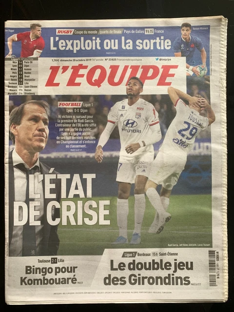 L'Équipe Journal 19 Juin 1998 – Qualification 8e De Finale Coupe Du Monde – Édition Originale