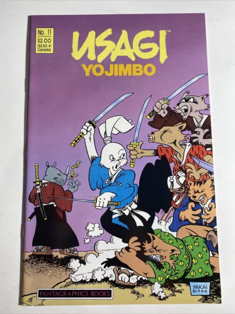 USAGI YOJIMBO v.1 #11 - Fantagraphics Books Stan Sakai Comic Book Ninja Turtles