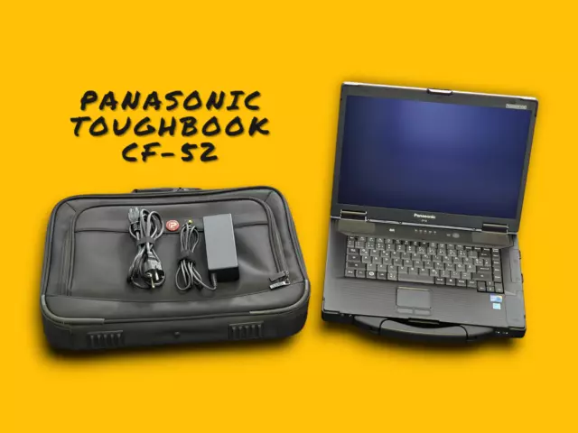 PANASONIC TOUGHBOOK CF-52 MK3 15,4" i5 8GB 480GB SSD WIN 10 Pro - A-WARE - MwSt.