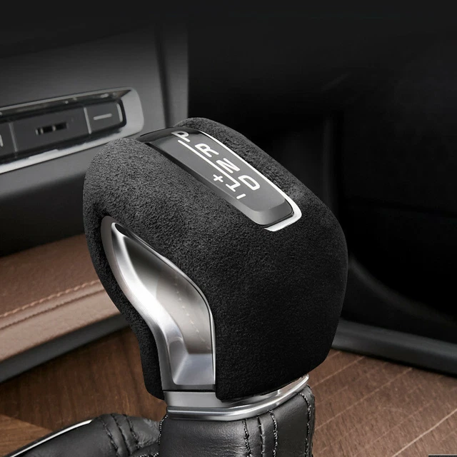 SUEDE LEATHER GEAR Shift Cover Shell For Volvo S60 S90 V60 V90