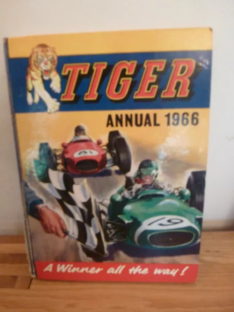 Tiger Annual 1966 Fleetway Vintage Books  Collectable - Unclipped - Very Good