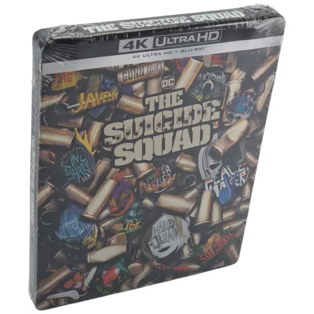 The Suicide Squad 4K Ultra HD + Blu-ray SteelBook 2021 Region Free Neuf