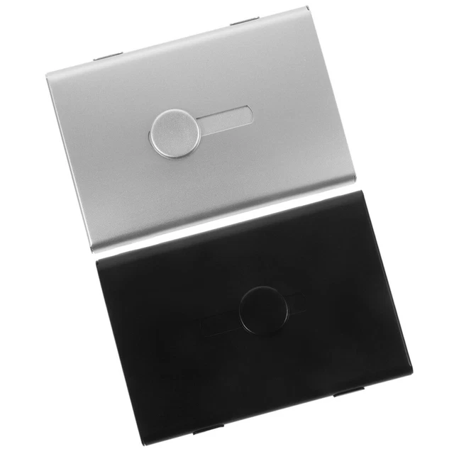 Organizer Biglietti Grigio Porta Biglietti Da Visita - Scatola Con Scheda Alfabetica, Capacit&agrave; 500 Carte, Grigio Portacarte Ufficio