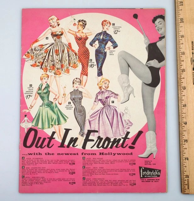 FREDERICKS OF HOLLYWOOD Lingerie Catalog Summer 1962 Summer Issue Vol