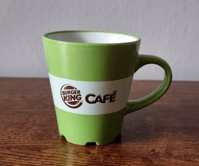 Burger King Cafe Green Coffee Mug Cup 2012 Edition