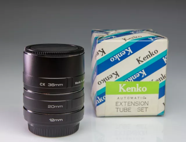 KENKO AUTOMATIC EXTENSION TUBE SET for Yashica/Contax