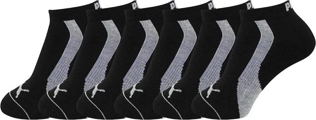 PUMA Womens 6 Pack Low Cut Socks 004