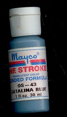 Cerámica Mayco One Stroke bajo vidriado, "Catalina Azul", 1 fl oz Botella, os 43