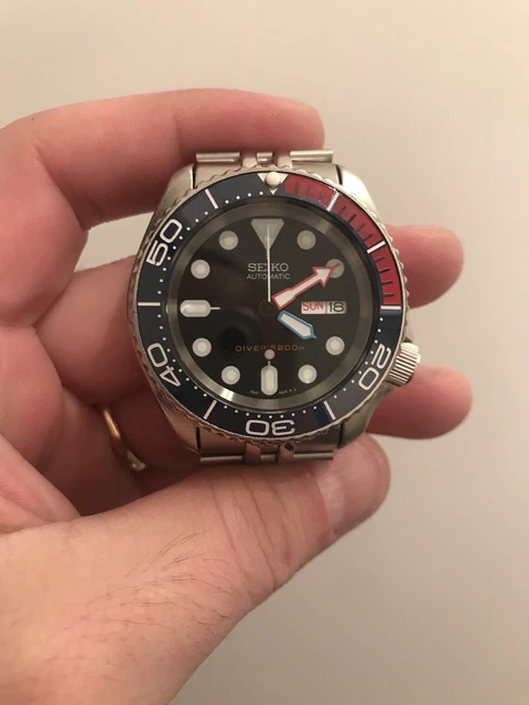 SEIKO SKX 009/007 Mod Ghiera Ceramica Movimento 4r36 EUR 116,00